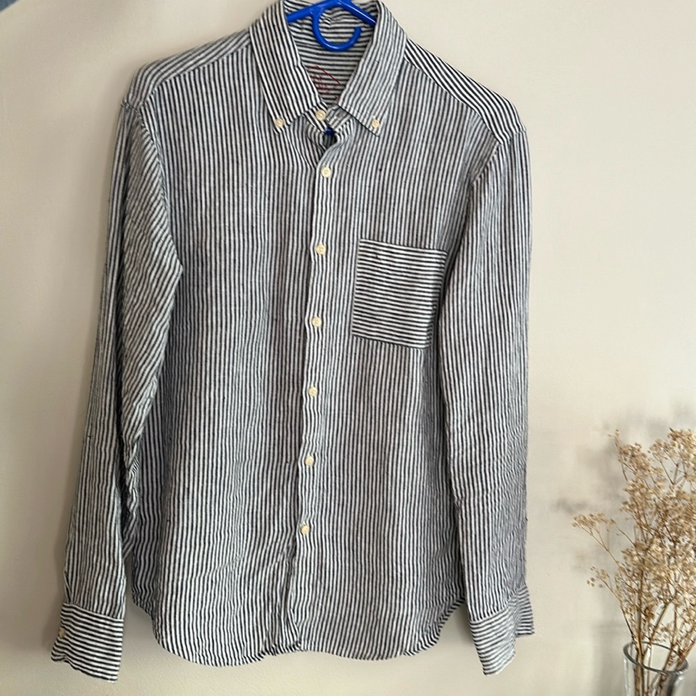 Alex Crane Playa Shirt, Linen, Men’s Medium
